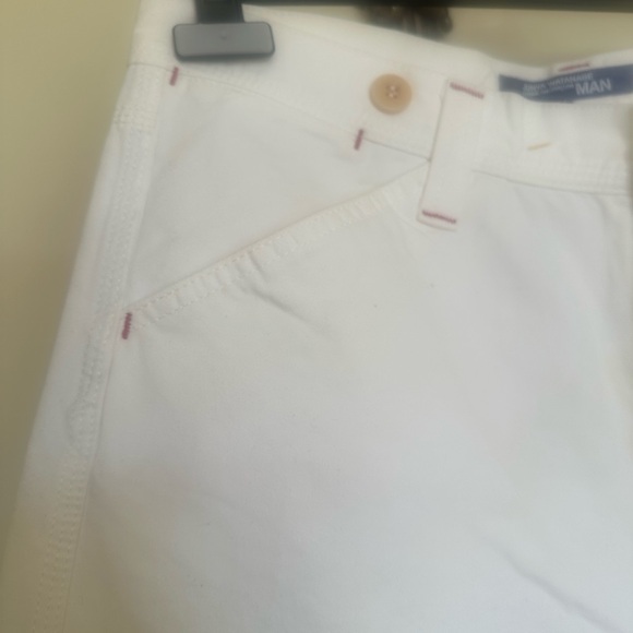 Junya Watanabe Men's Crisp White Straight Jeans - Picture 5 of 7